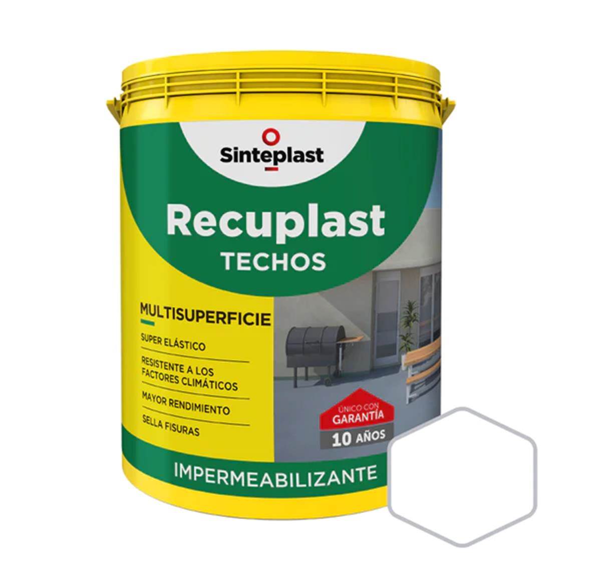 RECUPLAST TECHOS BLANCO 1,20 KG