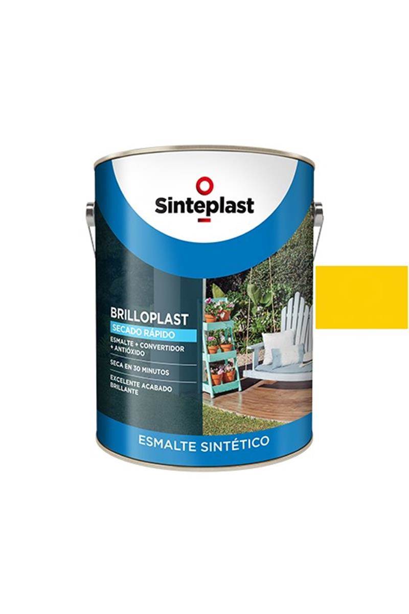 BRILLOPLAST MAX AMARILLO MEDIANO 4 LTS