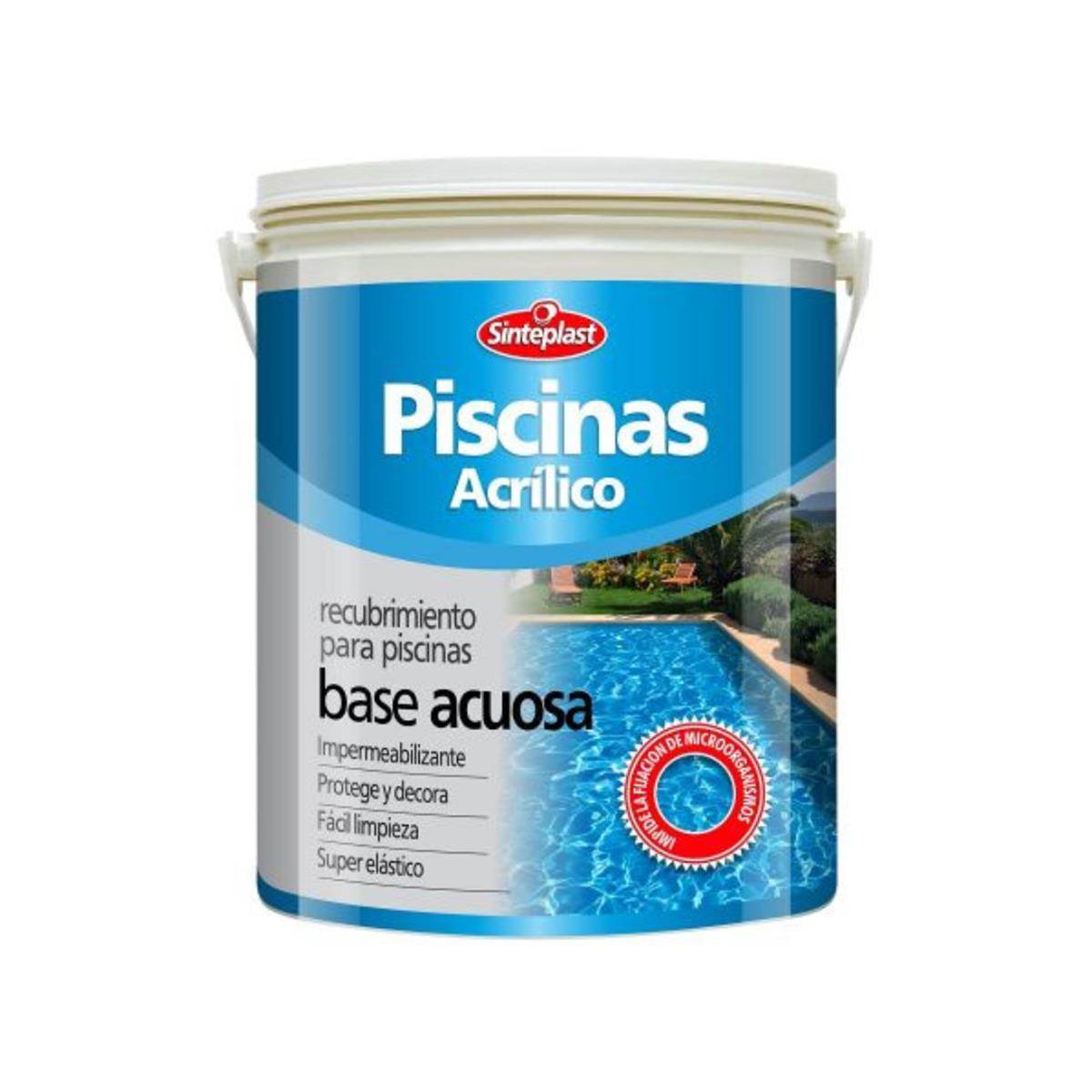 SINTEPLAST PISCINAS ACRILICO BLANCO 4 LTS