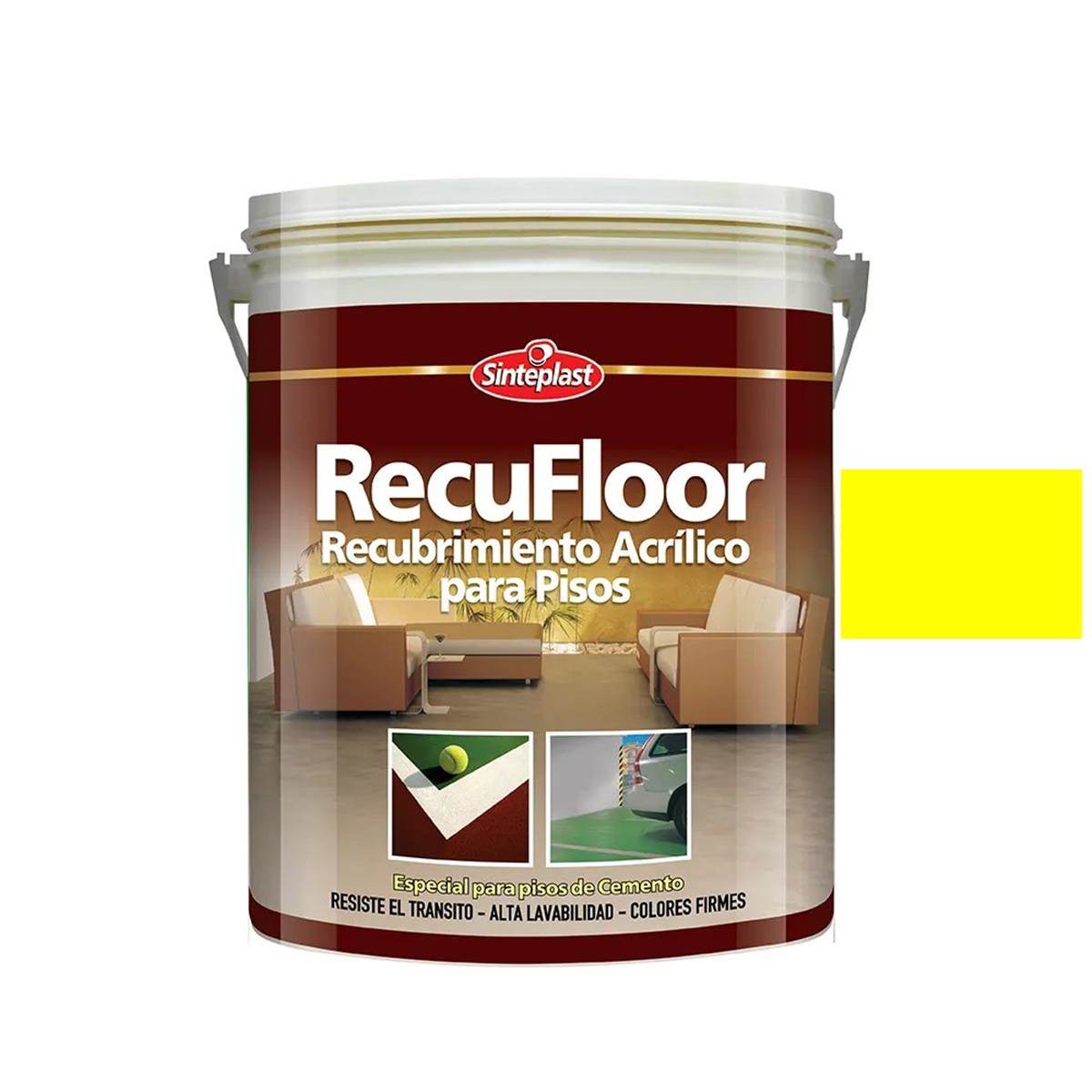 RECUFLOOR PISOS AMARILLO 4 LTS